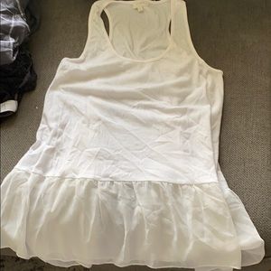 White tank top